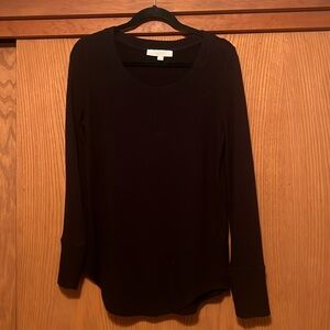 Loft black sweater long sleeve long length